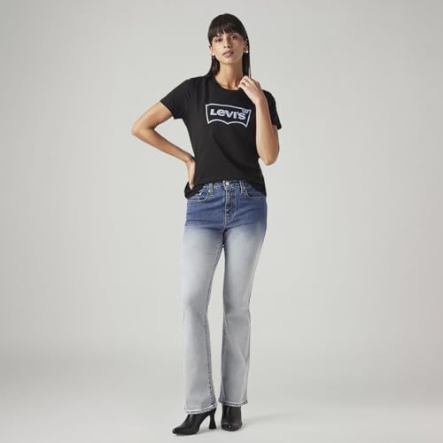 Image of Levi's Women's 725 Flared Fit High Rise Jeans