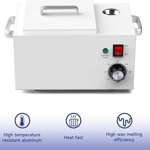 Podgrzewacz do wosku parafinowego, 2,5 l, regulowana temperatura 20-120°C, do rąk i stóp, garnek do wosku dla gładkiej skóry, sprzęt do salonu SPA