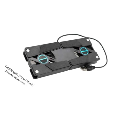 STOBOK 2 Pcs Base Refrigerante USB para Laptop con Ventiladores miniatura 2
