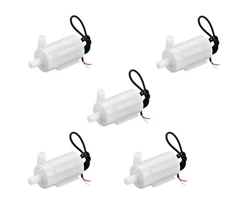 ERH India (Pack of 5) Mini Water Pump 3-6 V DC Water Pump, Aquarium, Fish Tank and for School Projects and Models Submersible and Non Submersible Mini Water for Fountain Garden Fish Tanks (B08L62GBGZ) Amazon Price History, Amazon Price Tracker
