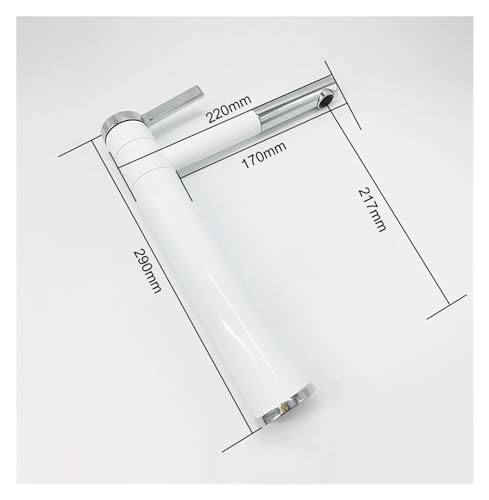 Robinet d'eau chaude froide pour mitigeur de lavabo haut évier - 2