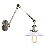 ★ Buona qualità: questa lampada da parete vintage in metallo è realizzata con una tecnologia di fusione avanzata, durevole, eccellente resistenza alla corrosione, mai scolorimento e buona resistenza alle vibrazioni