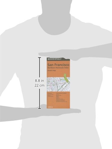 San Francisco, Northern Peninsula Cities Street Map, Ca Rand Mcnally (Orange Cover) #TOP1
