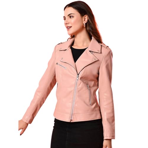 Image of Women FauxLeather Jacket Trending Biker