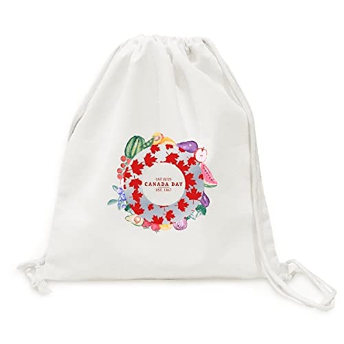 Feuille d'érable sac en tissu pliable souvenir du Canada cadeau fête nationale