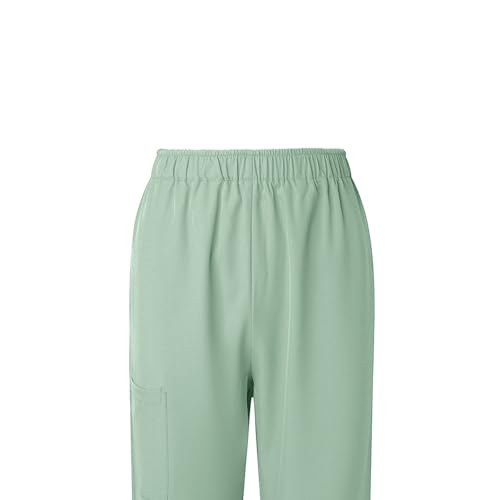 Image of Women's Medica Scrub Pants Pull On Workwear Cargo Pocket Elastic Waist Hospital Uniform Trousers