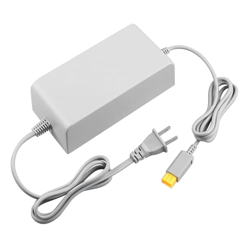 Xahpower Console Charger for Wii U, AC Adapter Power Supply Replacement for Nintendo WiiU Console (Not Compatible with Nintendo Wii)