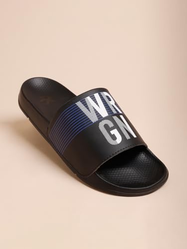 Image of WROGN Men's Anti-slip Sliders | Lightweight EVA Sole | Foam Padded Comfort
