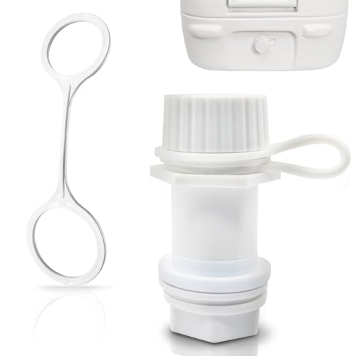 Threaded Drain Plug Replacement with Tethered Cap and Extra Double Ring Belt Cooler Accessories...