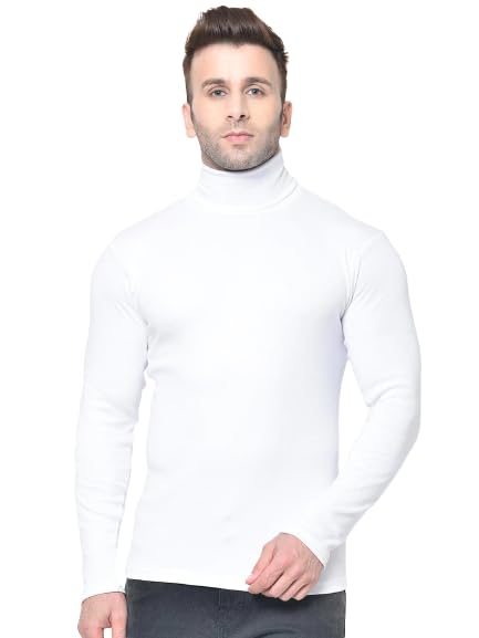 digital shopee Men's Wear Cotton High Neck Full Sleeves T-Shirt Free Size-picture-32