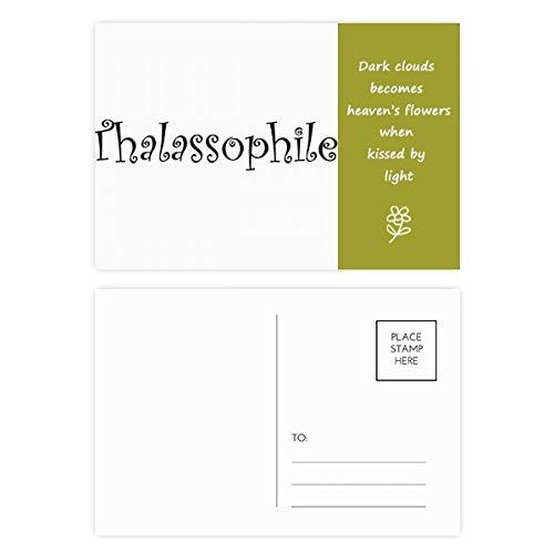 Poésie de la mer cartes postales Thalassophile pour dire merci