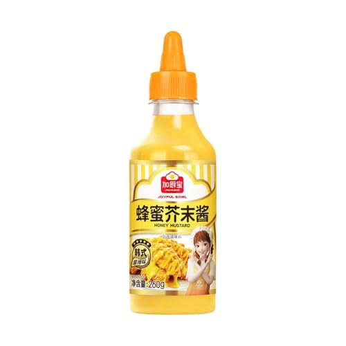 Korean honey mustard sauce 260g*1 bottle of Korean dip salad yellow mustard.
