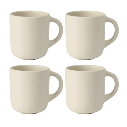 Comparison: Best Pendleton Stoneware Mugs 7 Bloomhouse - Two Time Oprah's Favorite Things Winner - Corsica Clay 4-Piece Mug Set – Sea Salt White Stoneware Coffee & Tea Cups, Durable Ceramic Drinkware
