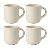 Bloomhouse - Oprah's Favorite Things - Corsica Clay 4 Piece Mug Set - Sea Salt White