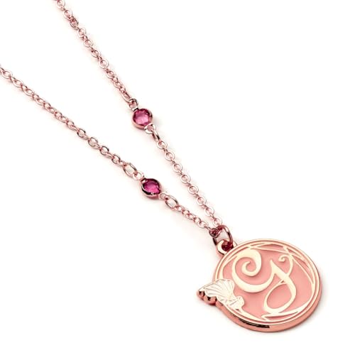 WICKED Glinda Logo Necklace Rose Gold, One Size, Zinc alloy - 93% zinc + 3% copper + 4% aluminum, No Gemstone