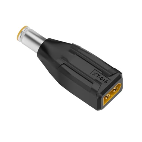 CY Adaptador XT60 macho SC100 para conector DC 7,9 x 5,4 mm macho, adaptador de carregamento rápido