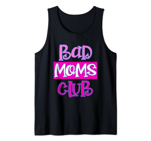 "MOMS BAD CLUB" Funny Cute Women's Tank Top