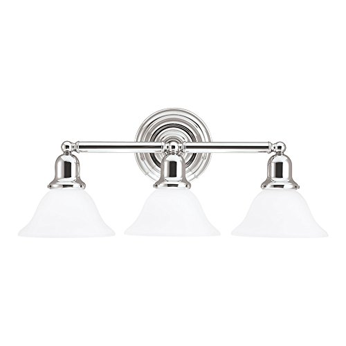 Sea Gull 44062-05 Sussex 3-Light Chrome Wall Bar