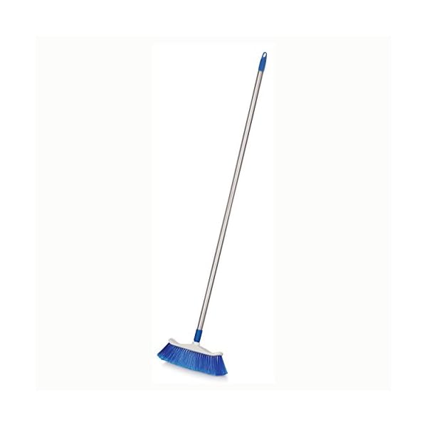 Cello Kleeno Standee Broom Brush, Blue and White