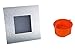 Produktbild 4-er SET Simple LED Wand & Treppenbeleuchtung Treppenlicht 2W 230V +Einbaudose 21/WS/W/ED/230V
