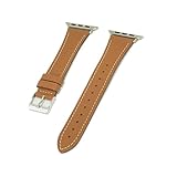 compatible with Apple Watch アップルウォッチ用 バンド ベルト エプソンレザーベルト クロカラント KUROCURRANT 44mm 45mm 46mm 49mm用 Series11/10/9/8/7/6/5/4/3/2/1/SE/SE2/Ultra/Ultra2/Ultra3に対応 ゴールドブラウン/シルバーパーツ