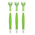 KTL Dog Toothbrush, Pet Toothbrush, Triple Head Dog Toothbrush, Addition Bad Breath Tartar Teeth Care Dog Cat Cleaning Mouth (3PCS)