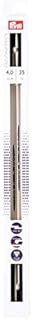 Prym Single-Point Ergonomic Knitting Pins/Needles (Pair) 4mm x 35cm Length, High-performance Synthetic Material, Multi-Colour, 38 x 4 x 1 cm