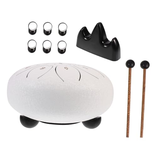 HEMOTON Steel Tongue Drum 6-inch Percussion Instrument for Music Therapy and Meditation