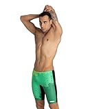 ARENA Herren-Badeanzug, Team-Farbdruck, Jammer, Herren, Störsender, Team Color Print Jammer Athletic Training Swimsuit Bathing Suit, Spraypaint Green, 30
