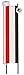 Kidkusion Retractable Driveway Guard | Adjustable Up to 20 Ft. | Visual Boundary for Playtime Safety | Orange | Made in USA