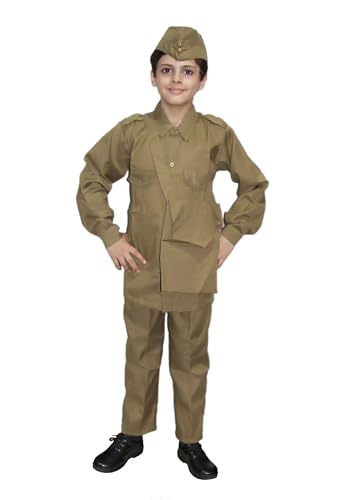 Image of Kaku Fancy Dresses Our Helper Costume for Boys & Girls | Social Helper Doctor, Nurse, Fireman, Postman, Teacher, Farmer Dress For Kids