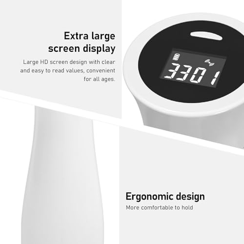 SUNGOOYUE Spirometro per Misurazione della capacità Polmonare, Sensore Ad Alta Precisione e Display HD Dispositivo di Test di Fitness Portatile per Atleti Studenti Monitoraggio della