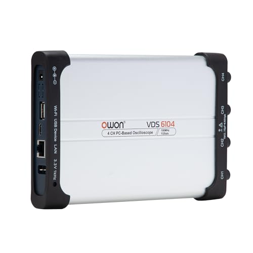 OWON VDS6104 4ch PCx[X IVXR[v 100MHz ш 1GS/s 8rbgőd 40V R[h 10M FFT SCPIR}h ^ y RpNg ^yKizy[J[c3Nۏ؁zy{戵Ήz
