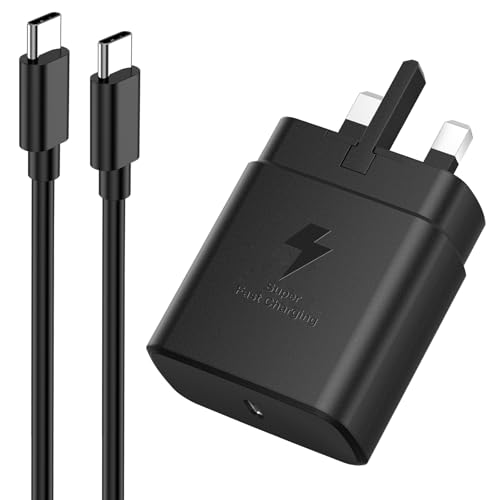 45W Super Fast USB C Charger for Samsung S26 S25 S24 USB C Super Fast Charger with USB Type C Charging Cable and Plug Charge for Samsung Galaxy S26+/S25+/S24/S23/S22 /S21/S20 Ultra/A56/A55/A25/A26