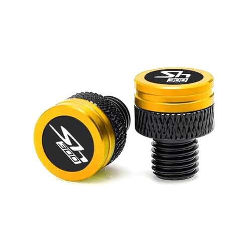 Tornillos del espejo trasero para Honda SH 300 mecanizados CNC