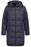 Ulla Popken Damen Funktionsjacke,stepp Wasserabweisend, A-line Jacke, Schwarz, 50-52 Große Größen EU