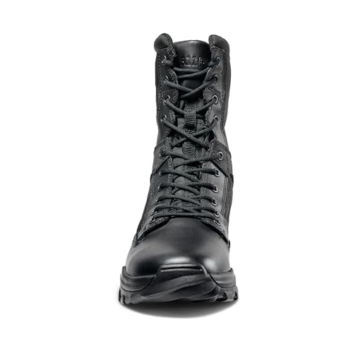 Image of 5.11 Tactical Men's Fast-Tac 8″ Boot - Cushioned Tactical Duty Boot with Slip-Resistant Sole, Black, Style 12387
