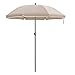 Produktbild SONGMICS Sonnenschirm, Ø 160 cm, Marktschirm, UV Schutz UPF 50+, Sonnenschutz, achteckiger Gartenschirm aus Polyester, Schirmrippen aus Glasfaser, mit Tragetasche, Taupe GPU60BR