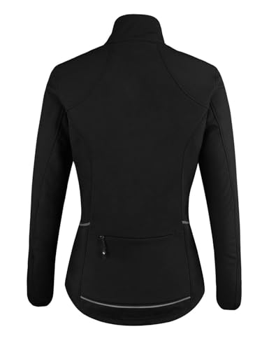 BALEAF Jaqueta de ciclismo feminina à prova de vento, térmica, inverno, corrida, frio, impermeável,
