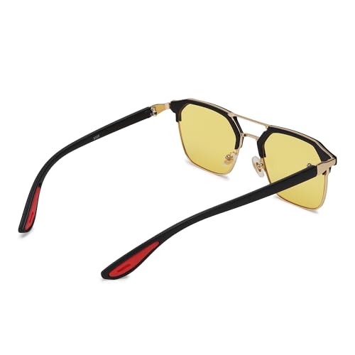 Image of Dervin UV Protected Square Sunglasses For Men & Women