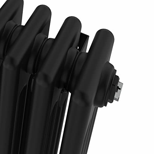 Radiateur horizontal noir pour salon chaleureux NRG - 6