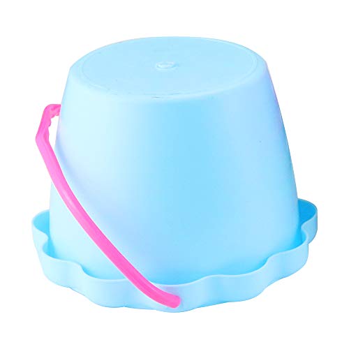 Oopsu 5 Pack 6\'\' 1.5 L Candy Color Plastic Small Buckets, Small Sand Pail Beach Toy(at Least 4 Colors) - Thumbnail 4