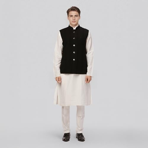 Image of Raymond Ethnix Mens Black Bundi