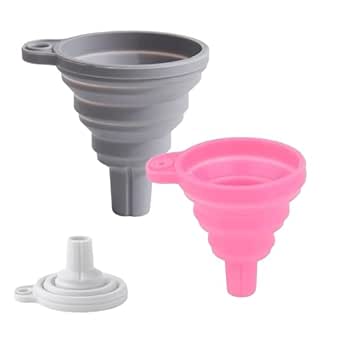 2Pcs Innovative Funnel Set - Foldable, Easy Storage, Ideal for Bottles ...