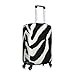 QSMBNET Travel Luggage Cover Zebra Animal Spandex Suitcase Protector Washable Baggage Covers Fashion Elastic Scratch-Resistant Luggage Cover Protector Fits 18-32 Inch Luggage