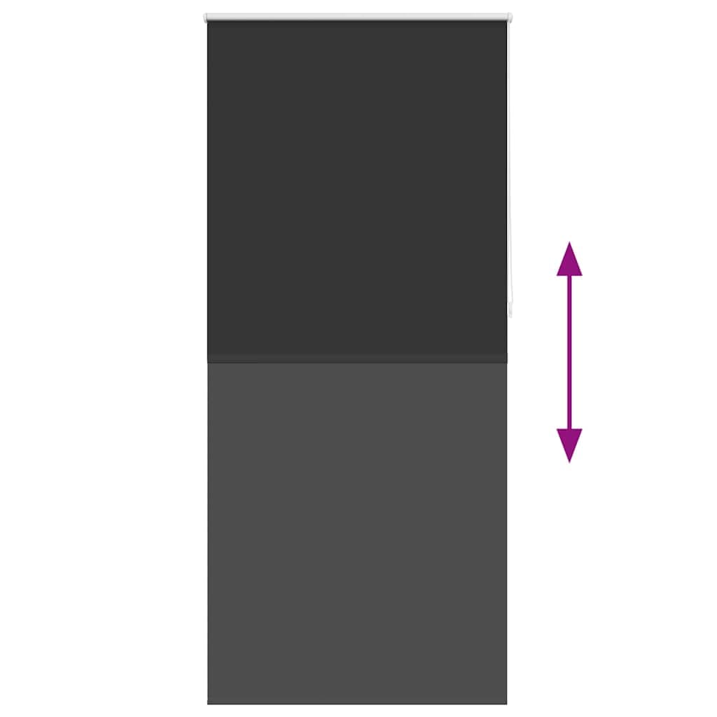 Store Enrouleur Occallant Noir 100 x 230 cm, Rideau Thermique Intérieur pour Fenêtre de Chambre et Bureau, Store Opaque Bloquant la Lumière avec Kit de Montage