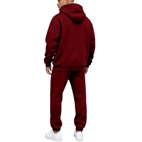 Sweatsuits for Men Fleece Hoodie Sweatshirt Sweatpants Jogger Sweat Suit - image 6