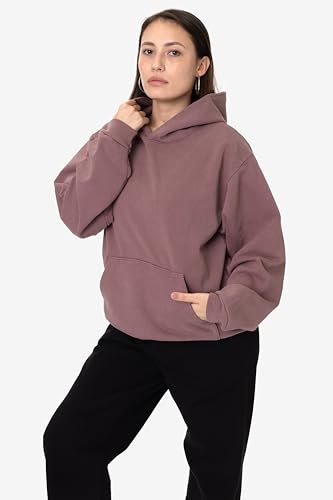 Heavy Fleece Hoodie (Garment Dye) Mauve, Medium4