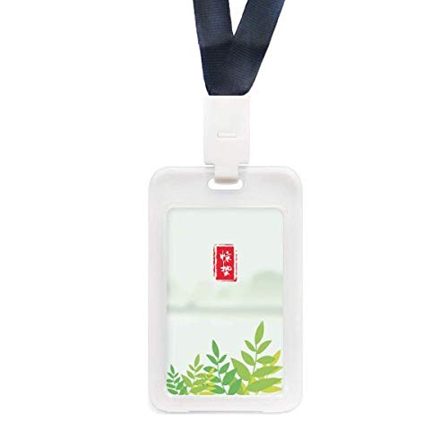 Porte-carte d'identité transparent rigide Insects badge travail