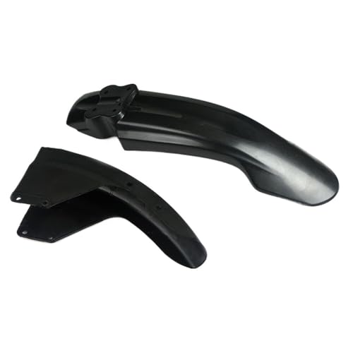 Garde-Boue Avant Moto Haute Résistance Noir Mat pour Yam&aha YBR125 Tout-Terrain